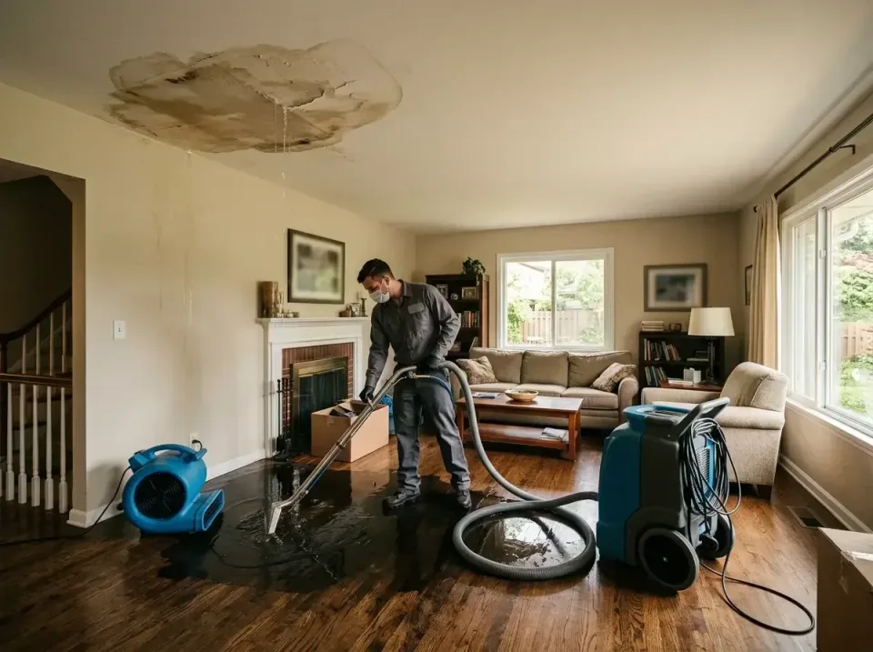 attic-pipe-burst-ceiling-drip-008 — frequently asked questions, Water Damage Restoration & Carpet Care in Coaldale, PA